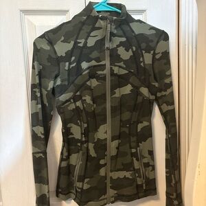 lululemon athletica Green Camouflage Utility Jacket